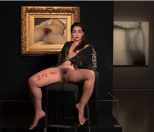 Artist-activist Déborah de Robertis charged after engraving “Me Too” on five works of art